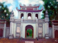 Temple of literature in hanoi Temple of literature in hanoi